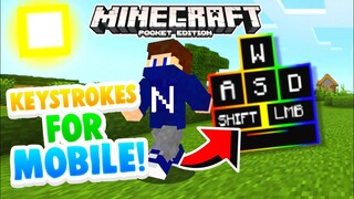 Keystrokes Mod For MCPE 1.16+ | KeyStrokes For Mobile | 2021