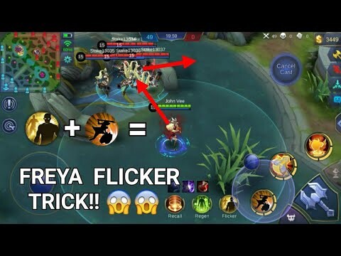 MOBILE LEGENDS FREYA FLICKER TRICK