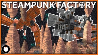 Minecraft Steampunk Factory TIMELAPSE (Building Better Biomes)