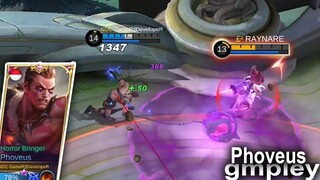 Phoveus Gameplay new Hero Mobile Legends