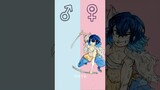 Demon slayer characters gender swap Part 6 💫