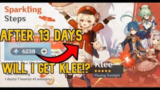 I collected 6238 PRIMOGEMS for 13 DAYS! Will I get KLEE? [F2P/WAIFUS ONLY] │Genshin Impact