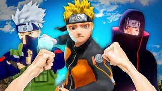 LUTEI CONTRA O NARUTO EM REALIDADE VIRTUAL