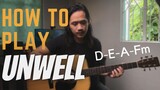 UNWELL by Matchbox20 INTRO and CHORDS Tutorial