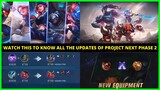 ALL PROJECT NEXT PHASE 2 UPDATE | REVAMPED HEROES AND SKINS | NEW EQUIPMENT AND JUNGLE ITEMS | MLBB