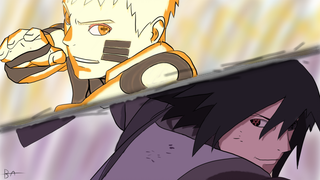 Naruto and Sasuke vs Momoshiki #2