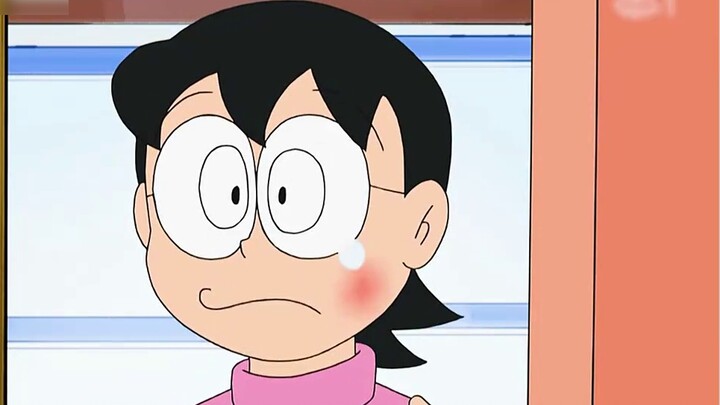 Nobita mengenakan helm kepercayaan diri, dan cahaya kepercayaan bersinar di bumi