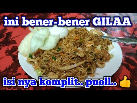 Cak Mulji. nasi goreng gilanya bener-bener GILAAA !!! Kuliner Semarang #312