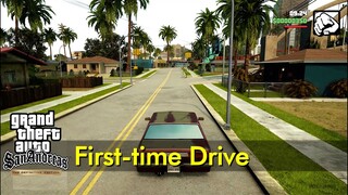 First-time drive in Los Santos | GTA: San Andreas - Definitive Edition