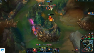 Teemo lên mặt nạ bắn Q đốt cực đau trong liên minh huyền thoại #game