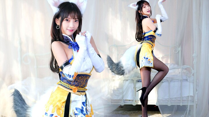 [Xiaoba] Hutao cosplay is always awesome! Vertical screen high heels kitten acting coquettishly "Bo 