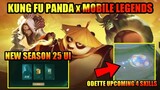 New UI for SEASON 25 | Odette Upcoming 4 Skills | Kung Fu Panda Collaboration Skins | MLBB