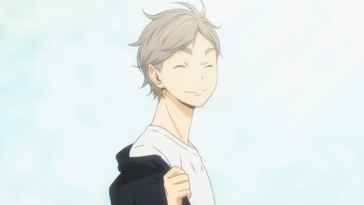 [Volleyball Boy] Let me introduce, this is my gentle mom