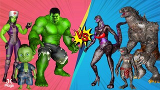 FAMILY HULK VS FAMILY GODZILLA (She-Hulk Episode 3)