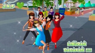 J.K.F _Liburan Dadakan, Ciwi-Ciwi Malah Ribut _ Drama Sakura School Sumulator