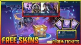 FREE LATEST REDEEM CODES ON MOBILE LEGENDS | LATEST PATCH | BLAZING WEST FREE SKINS | WORKING 100%