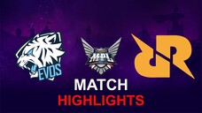 RRQ vs EVOS Legends HIGHLIGHTS MPL ID S11  EVOS vs RRQ