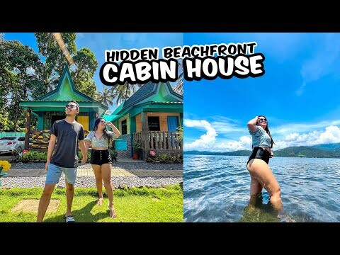 HIDDEN BEACHFRONT CABIN HOUSE with Plunge Pool in Real Quezon at Tahanan ni MariAlan