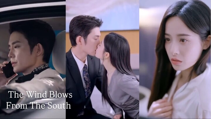 The wind blows from the south