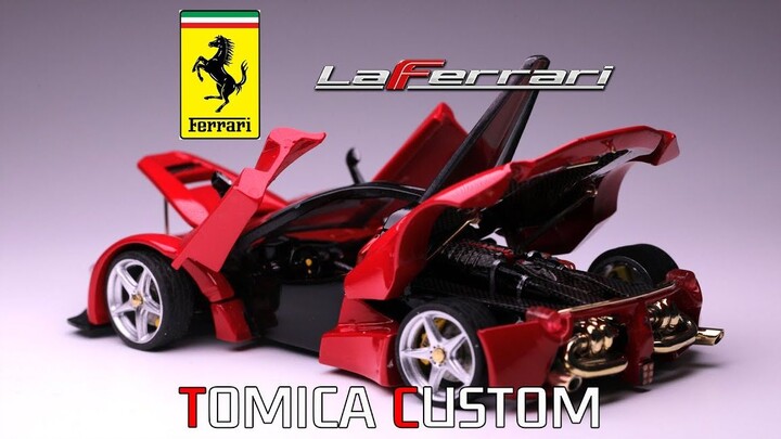 ดัดแปลง Domeca Ferrari LaFerrari ประตูปีกผีเสื้อ เทอร์โบคู่ ตัวถังกว้าง