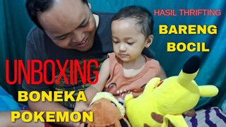 unboxing boneka pkemon bareng bocil.