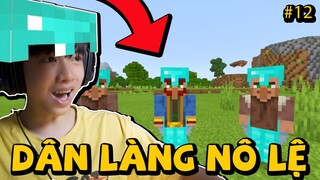 Nô Lệ Dân Làng Bị Buron Dụ | Channy Buron Minecraft #12