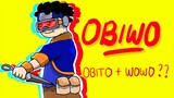 OBIWO ( Obito + Wowo ) - Wowo memakai kostum Obito