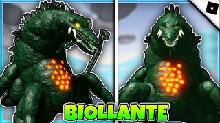 How to get "VINE" BADGE + BIOLLANTE MORPH/SKIN in GODZILLA: RETURN OF THE KAIJU 2 - ROBLOX