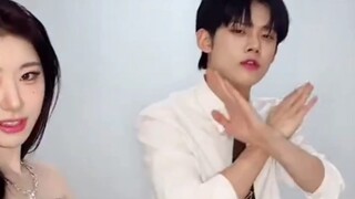 【崔然竣】ITZY untouchedable challenge with李彩领  要不要那么会扭啊