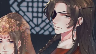[Painted on board] Heaven Official's Blessing ￫Hua Lian's coloring process ￫Brother, let's get marri