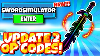 ALL NEW SECRET *UPDATE 2* OP CODES For SWORD SIMULATOR In Roblox Sword Simulator!