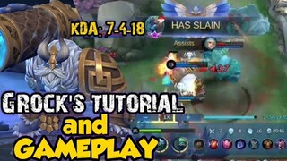 HOW TO MAKE GROCK SO TANKY? | PROPER EMBLEM SET AND PROPER BUILD | GROCK GAMEPLAY | MOBILE LEGENDS