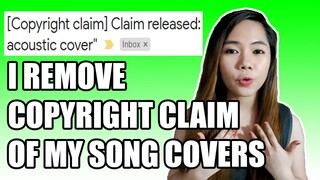 How I Remove Copyright Claim From My Song Covers (remove copyright claim on youtube video) | TAGALOG