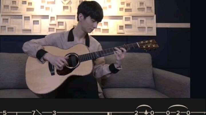 Zheng Chenghe Fingerstyle นารูโตะ คาถาจอมคาถาBlue Bird[Blue Bird]--Fingerstyle Guitar Tab