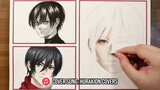 Hãy vẽ Mikasa Ackerman theo 3 phong cách: manga, anime và hiện thực!