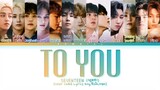 To You by seventeen color coded