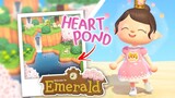 building another heart pond bc im basic! 💗 *fairycore ACNH build*