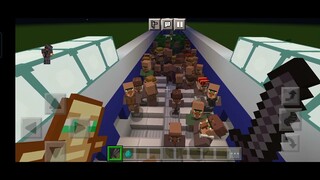 zombies on the train| zombie di kereta #minecraft #zombiesurvival #traintobusan