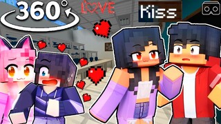 😍Aphmau Was KISSED In Minecraft 360° !