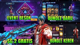 FREE FIRE ‼️ EVENT GRATIS, SHOTGUN 2 M1887 BRUST, BUNDLE GRATIS, SQUAD BEATZ, MOCO STORE