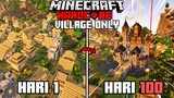 100 Hari di Minecraft Hardcore Dunia Villager