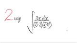 2 ways: 𝖎𝖓𝖙𝖊𝖌𝖗𝖆𝖑  ∫3x/((x-2)(x+1)) dx