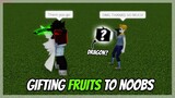 Buying 100+ Fruits and GIVING them to NOOBS on Blox Fruits | Roblox |