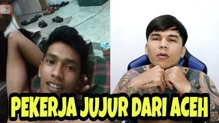 Salut !!! pemuda Aceh ini jujur dalam bekerja || Prank Ome TV