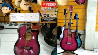 Arena Acoustic Guitar Maroon