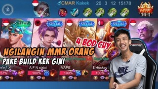 BUILD BOD SEMUA, LAWANNYA PAKE HERO MMR SEMUA LAGI WKWK