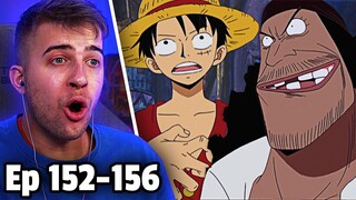 BLACKBEARD ATTACKS LUFFY!! ENTERING SKYPIEA! One Piece Episode 152, 153, 154, 155 & 156 REACTION!