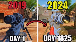 Sniper Progress from 2019 to 2024 Using Sniper Only for 5 Years! Result (Noob to Pro)