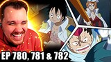 Luffy The Marine?! | One Piece REACTION Episode 780, 781 & 782