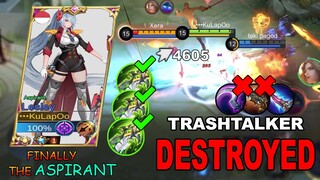 Trashtalker Got One Shot! One Shot One Kill | Lesley 2023 Best Build | MLBB